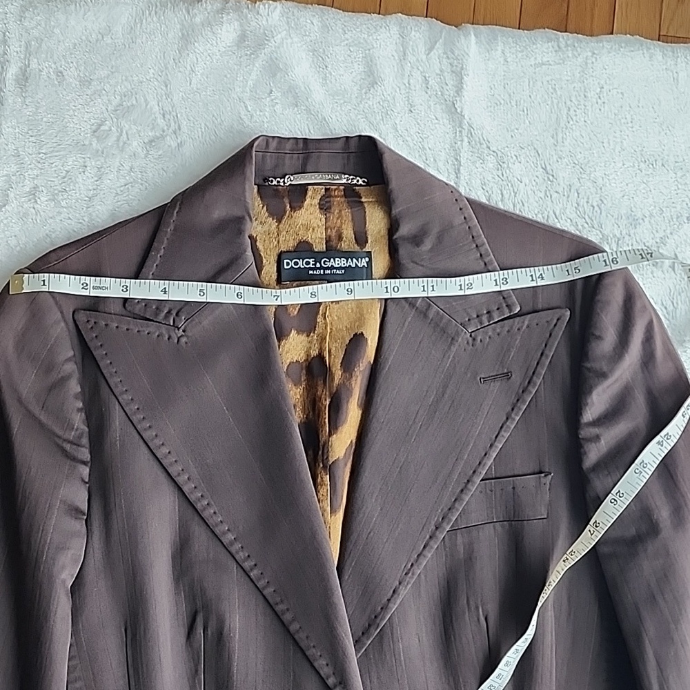 Dolce & Gabbana Chocolate Brown Blazer - Picture 10 of 14